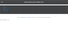 Tablet Screenshot of excellenceautoparts.com